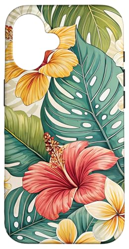 Blumen Boho Bunt Tropisch Für Frauen Mädchen Floral Art Hülle für iPhone 16 Blumen Boho Bunt Tropisch Für Frauen Mädchen Floral Art Hülle für iPhone 16 von Flowers & Floral Decorations