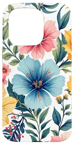 Blumen Boho Bunt für Frauen Mädchen Floral Art Hülle für iPhone 15 Pro von Flowers & Floral Decorations