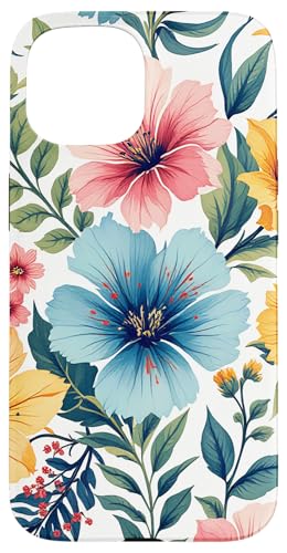 Blumen Boho Bunt für Frauen Mädchen Floral Art Hülle für iPhone 15 Blumen Boho Bunt für Frauen Mädchen Floral Art Hülle für iPhone 15 von Flowers & Floral Decorations