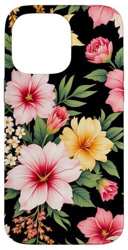 Blumen Boho bunt, für Frauen Mädchen Blumenkunst Hülle für iPhone 14 Pro Max Blumen Boho bunt, für Frauen Mädchen Blumenkunst Hülle für iPhone 14 Pro Max von Flowers & Floral Decorations
