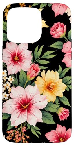 Blumen Boho bunt, für Frauen Mädchen Blumenkunst Hülle für iPhone 15 Pro Max Blumen Boho bunt, für Frauen Mädchen Blumenkunst Hülle für iPhone 15 Pro Max von Flowers & Floral Decorations