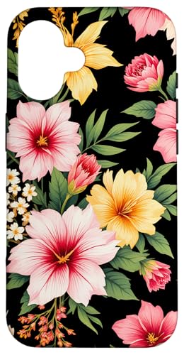 Blumen Boho bunt, für Frauen Mädchen Blumenkunst Hülle für iPhone 16 Blumen Boho bunt, für Frauen Mädchen Blumenkunst Hülle für iPhone 16 von Flowers & Floral Decorations