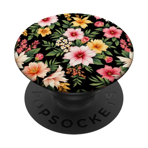 Blumen Boho bunt, für Frauen Mädchen Blumenkunst PopSockets Klebender PopGrip Blumen Boho bunt, für Frauen Mädchen Blumenkunst PopSockets Klebender PopGrip von Flowers & Floral Decorations