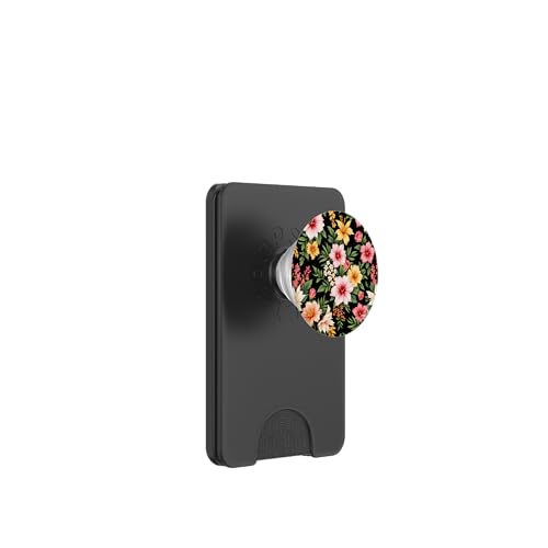 Blumen Boho bunt, für Frauen Mädchen Blumenkunst PopSockets PopWallet für MagSafe Blumen Boho bunt, für Frauen Mädchen Blumenkunst PopSockets PopWallet für MagSafe von Flowers & Floral Decorations