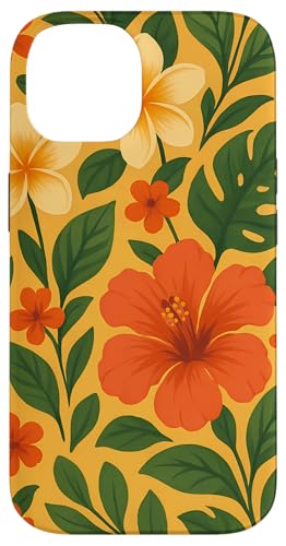 Blumen Bunte tropische Hawaii Aloha Floral Art Hülle für iPhone 14 Blumen Bunte tropische Hawaii Aloha Floral Art Hülle für iPhone 14 von Flowers & Floral Decorations