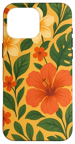 Blumen Bunte tropische Hawaii Aloha Floral Art Hülle für iPhone 16 Pro Max Blumen Bunte tropische Hawaii Aloha Floral Art Hülle für iPhone 16 Pro Max von Flowers & Floral Decorations
