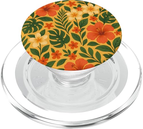 Blumen Bunte tropische Hawaii Aloha Floral Art PopSockets PopGrip für MagSafe Blumen Bunte tropische Hawaii Aloha Floral Art PopSockets PopGrip für MagSafe von Flowers & Floral Decorations