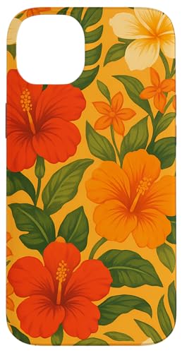 Blumen bunt tropisch Boho Hawaii Aloha Floral Art Hülle für iPhone 14 Plus Blumen bunt tropisch Boho Hawaii Aloha Floral Art Hülle für iPhone 14 Plus von Flowers & Floral Decorations