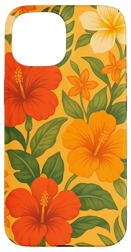 Blumen bunt tropisch Boho Hawaii Aloha Floral Art Hülle für iPhone 15 Blumen bunt tropisch Boho Hawaii Aloha Floral Art Hülle für iPhone 15 von Flowers & Floral Decorations