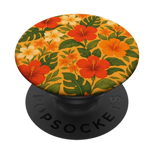 Blumen bunt tropisch Boho Hawaii Aloha Floral Art PopSockets Klebender PopGrip Blumen bunt tropisch Boho Hawaii Aloha Floral Art PopSockets Klebender PopGrip von Flowers & Floral Decorations