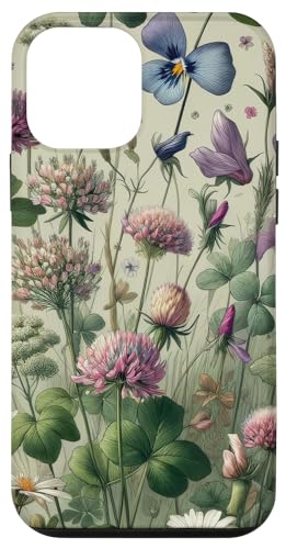 Hülle für iPhone 12 mini Blumen Floral Art Boho Retro Vintage Frauen Wildblumen von Flowers & Floral Decorations
