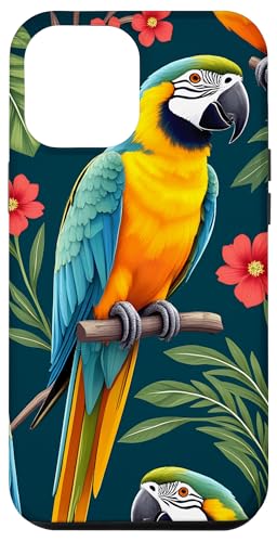 Papageien, tropische Natur, Blumenblumen, exotische Vögel, Papageien Hülle für iPhone 12 Pro Max Papageien, tropische Natur, Blumenblumen, exotische Vögel, Papageien Hülle für iPhone 12 Pro Max von Flowers & Floral Decorations