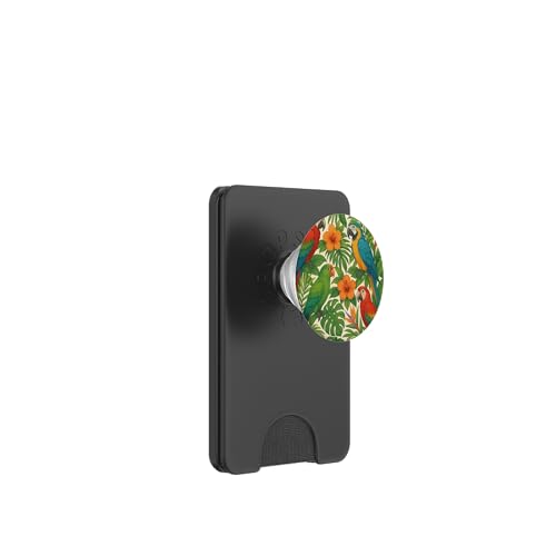Papageien, tropische Natur, Blumenblumen, exotische Vögel, Papageien PopSockets PopWallet für MagSafe Papageien, tropische Natur, Blumenblumen, exotische Vögel, Papageien PopSockets PopWallet für MagSafe von Flowers & Floral Decorations