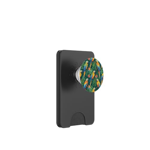 Papageien, tropische Naturblumen, exotische Vögel, Papageien PopSockets PopWallet für MagSafe Papageien, tropische Naturblumen, exotische Vögel, Papageien PopSockets PopWallet für MagSafe von Flowers & Floral Decorations
