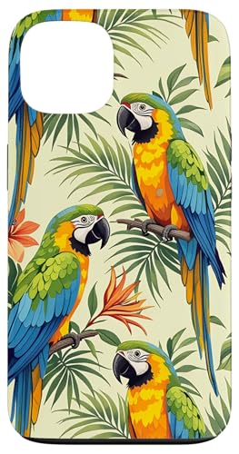 Papageien Tropische Natur Blumen Blumen Exotische Vögel Papageien Hülle für iPhone 13 Papageien Tropische Natur Blumen Blumen Exotische Vögel Papageien Hülle für iPhone 13 von Flowers & Floral Decorations