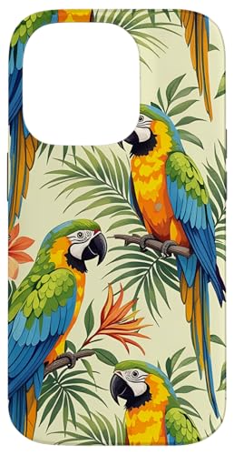 Papageien Tropische Natur Blumen Blumen Exotische Vögel Papageien Hülle für iPhone 14 Pro Papageien Tropische Natur Blumen Blumen Exotische Vögel Papageien Hülle für iPhone 14 Pro von Flowers & Floral Decorations