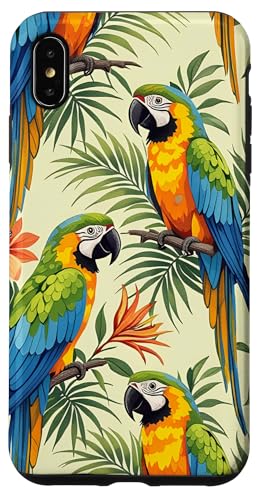 Papageien Tropische Natur Blumen Blumen Exotische Vögel Papageien Hülle für iPhone XS Max Papageien Tropische Natur Blumen Blumen Exotische Vögel Papageien Hülle für iPhone XS Max von Flowers & Floral Decorations