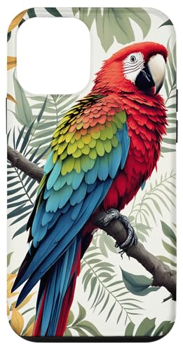 Papageien Tropische Natur Blumen Exotische Vögel Papageien Hülle für iPhone 12 mini von Flowers & Floral Decorations