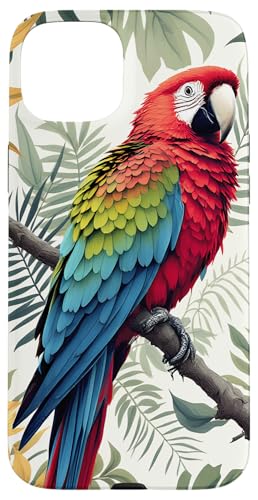 Papageien Tropische Natur Blumen Exotische Vögel Papageien Hülle für iPhone 15 Plus Papageien Tropische Natur Blumen Exotische Vögel Papageien Hülle für iPhone 15 Plus von Flowers & Floral Decorations
