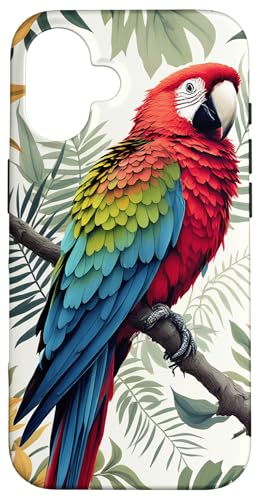 Papageien Tropische Natur Blumen Exotische Vögel Papageien Hülle für iPhone 16 Papageien Tropische Natur Blumen Exotische Vögel Papageien Hülle für iPhone 16 von Flowers & Floral Decorations
