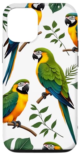 Papageien Tropische Natur Exotische Vögel Papageien Hülle für iPhone 12/12 Pro von Flowers & Floral Decorations