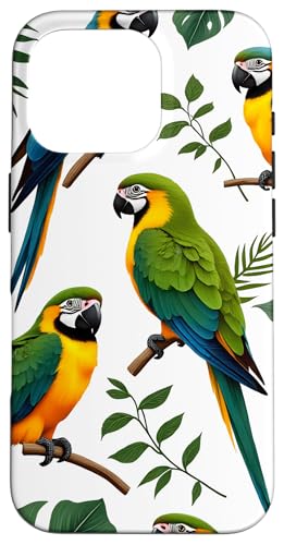 Papageien Tropische Natur Exotische Vögel Papageien Hülle für iPhone 16 Pro Papageien Tropische Natur Exotische Vögel Papageien Hülle für iPhone 16 Pro von Flowers & Floral Decorations
