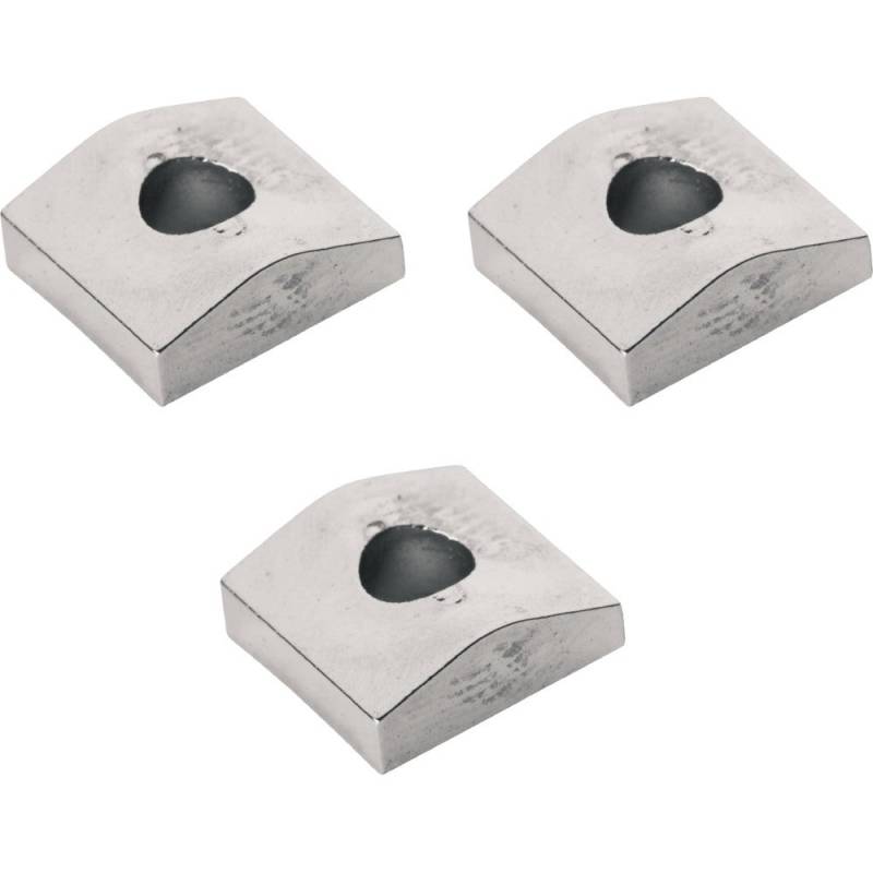 Floyd Rose FRNCBCP Original Nut Clamping Blocks Chrome Ersatz-Klemmblock für Locking-Nut, verchromt (3 Stk.) von Floyd Rose