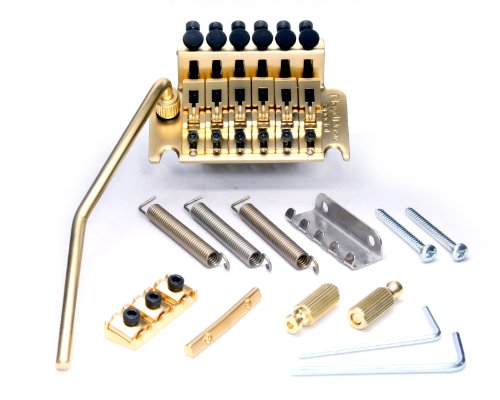 Floyd Rose PC053 Special Series Tremolo Bridge w/R3SG Nut Satin Gold Floyd Rose PC053 Special Series Tremolo Bridge w/R3SG Nut Satin Gold von Floyd Rose
