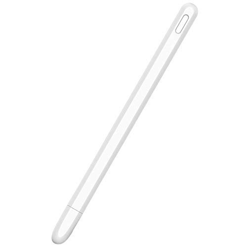 Fltaheroo Tablet Press Stift Schutz HüLle für Pencil 2 HüLlen Tragbare Weiche Silikon Bleistift HüLle ZubehöR Weiß von Fltaheroo