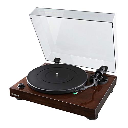 Fluance RT81 Elite High Fidelity Vinyl Plattenspieler mit Audio Technica AT95E Tonabnehmer, Riemenantrieb, eingebautem Vorverstärker, einstellbarem Gegengewicht, hochmassigem MDF Holzsockel – Walnuss Fluance RT81 Elite High Fidelity Vinyl Plattenspieler mit Audio Technica AT95E Tonabnehmer, Riemenantrieb, eingebautem Vorverstärker, einstellbarem Gegengewicht, hochmassigem MDF Holzsockel – Walnuss von Fluance