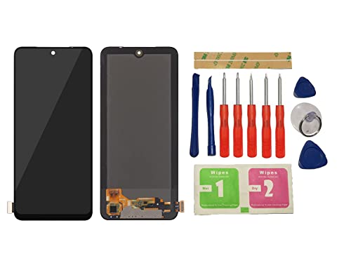 Flügel Für Xiaomi Redmi Note 10 4G 10S M2101K7AI M2101K7AG AMOLED Display LCD Touchscreen Digitizer Schwarz Reparatur Ersatzteil + Werkzeug + Kleber (kein Rahmen) von Flügel