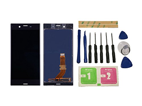 Flügel for Sony Xperia XZ 601SO F8331 F8332 Display LCD Ersatzdisplay Schwarz Touchscreen Digitizer Bildschirm Glas Assembly (ohne Rahmen) Ersatzteile & Werkzeuge & Kleber von Flügel