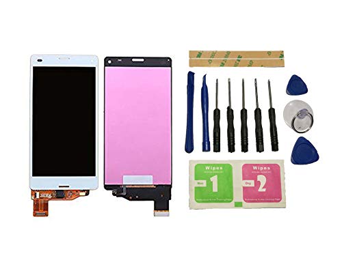 Flügel für Sony Xperia Z3 Compact Mini D5803 D5833 Display LCD Ersatzdisplay Weiß Touchscreen Digitizer Bildschirm Glas Assembly (ohne Rahmen) Ersatzteile & Werkzeuge & Kleber von Flügel