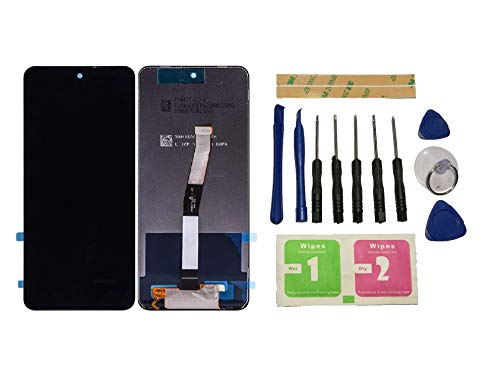 Flügel für Xiaomi Redmi Note 9 Pro/Redmi Note 9s 6.67" Display LCD Ersatzdisplay Schwarz Touchscreen Digitizer Bildschirm Glas Assembly (ohne Rahmen) Ersatzteile & Werkzeuge & Kleber von Flügel