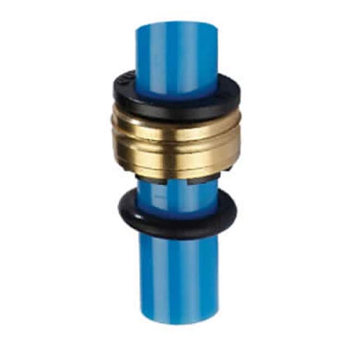 Fluidfit HCAS-H 10 Serie HCAS-H Halbe Messing-Kartusche 10 mm Rohrgröße 16.30 mm Durchmesser 100 Stück von Fluidfit