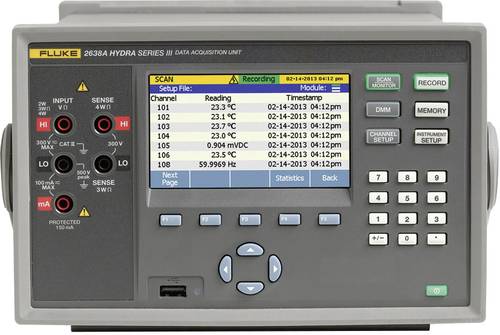 Fluke Calibration 4410407 2638A/60 240 Multi-Datenlogger Messgröße Spannung, Strom, Temperatur, Wi von Fluke Calibration