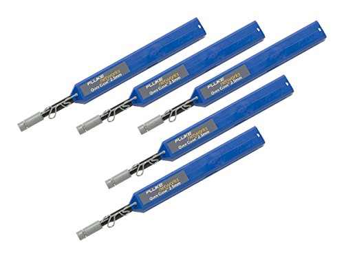 FLUKE networks Quickclean-2.5-5P Quick Clean Reiniger für 1,25 mm SC, ST, FC, E2000 Stecker und Endflächen (5 Stück) Fasertester Zubehör von Fluke Networks