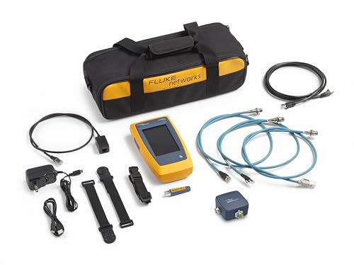 Fluke Networks LinkIQ™ 200 DUO Kabel-, Netzwerk- und WiFi-Tester mit Industrial Ethernet Kit, EU Version von Fluke Networks