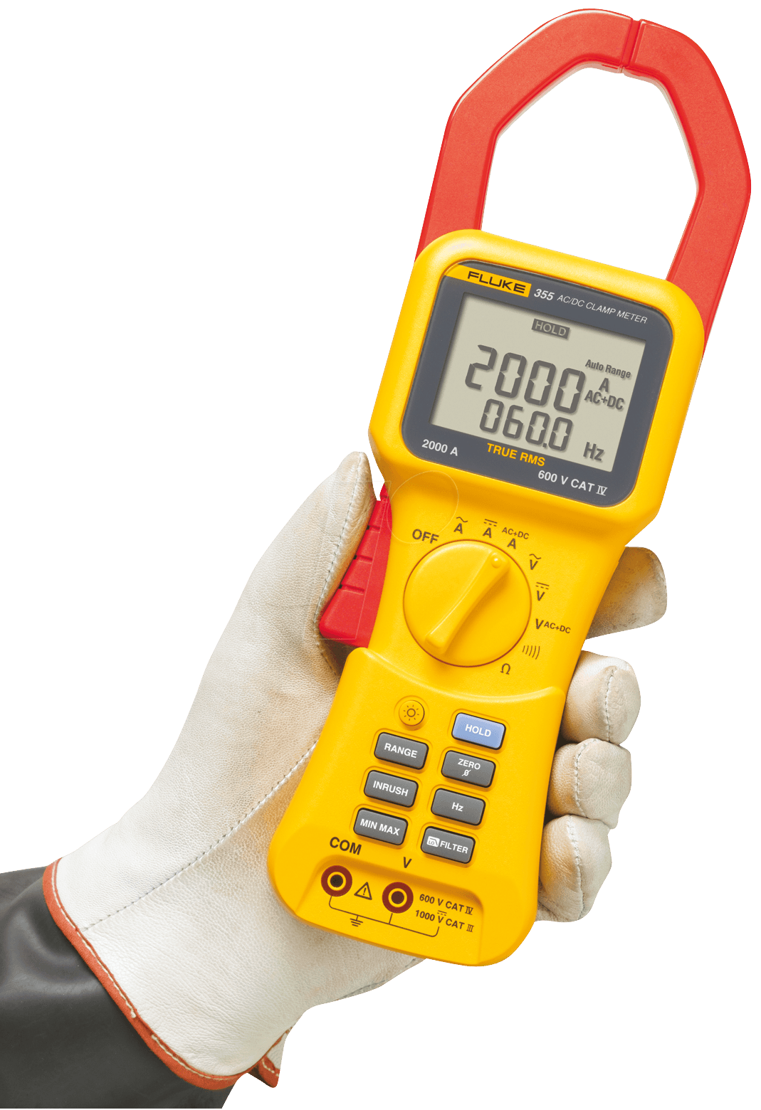 FLUKE 355 - Stromzange 355, digital, AC/DC, bis 2000 A von Fluke