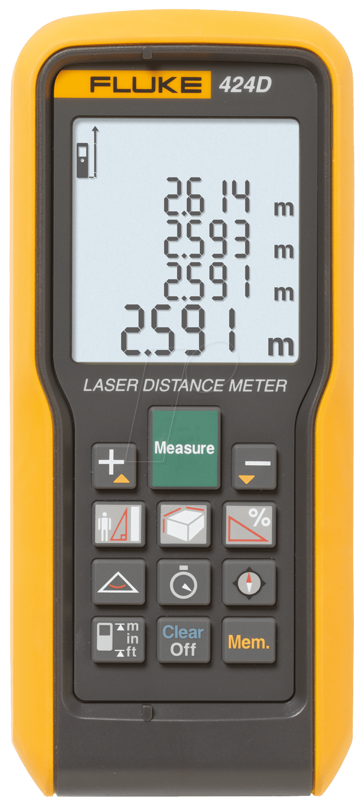 FLUKE 424D - Laserentfernungsmesser 424D, 0 - 100 m von Fluke