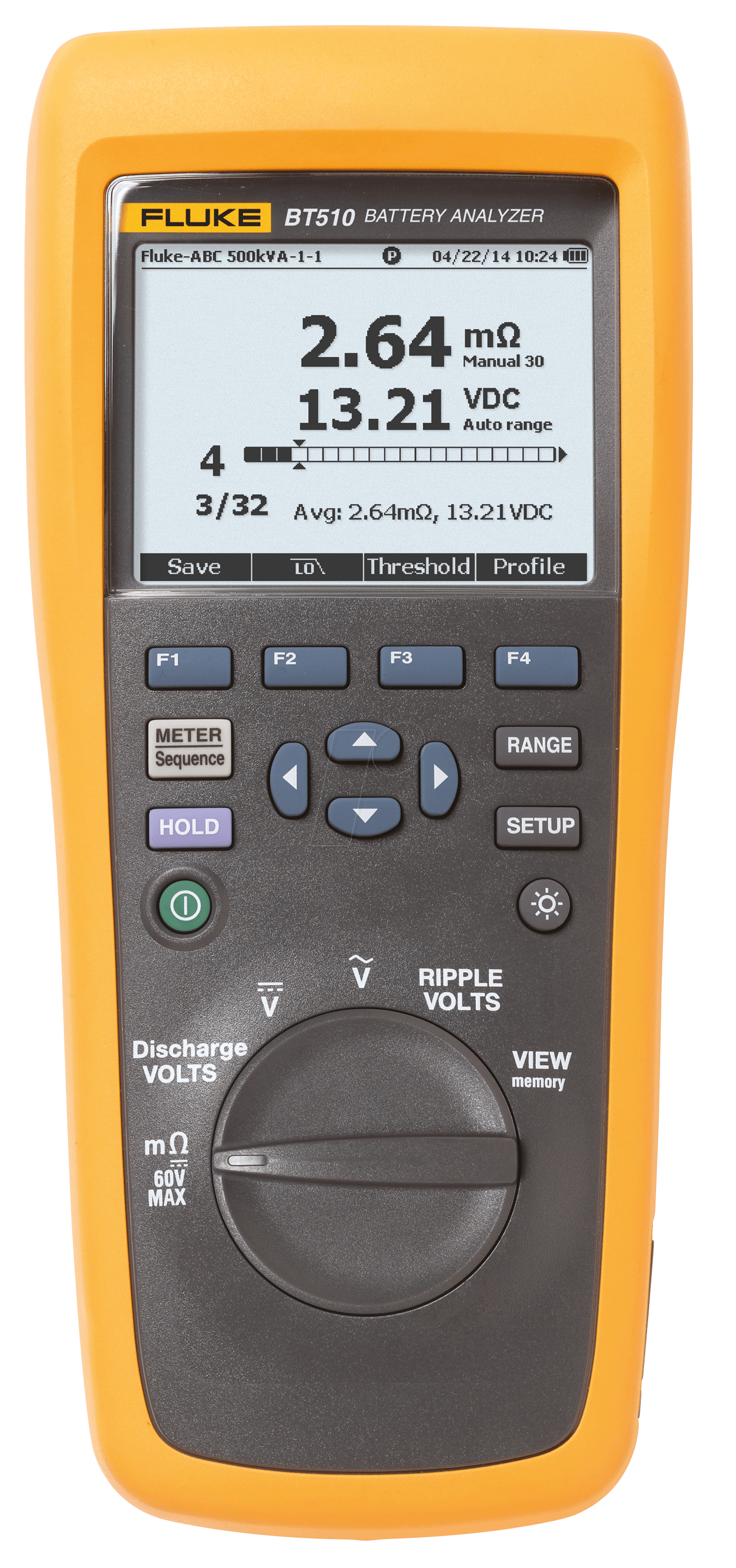 FLUKE BT510 - Batterietester BT510, 0 - 600 V AC/DC von Fluke