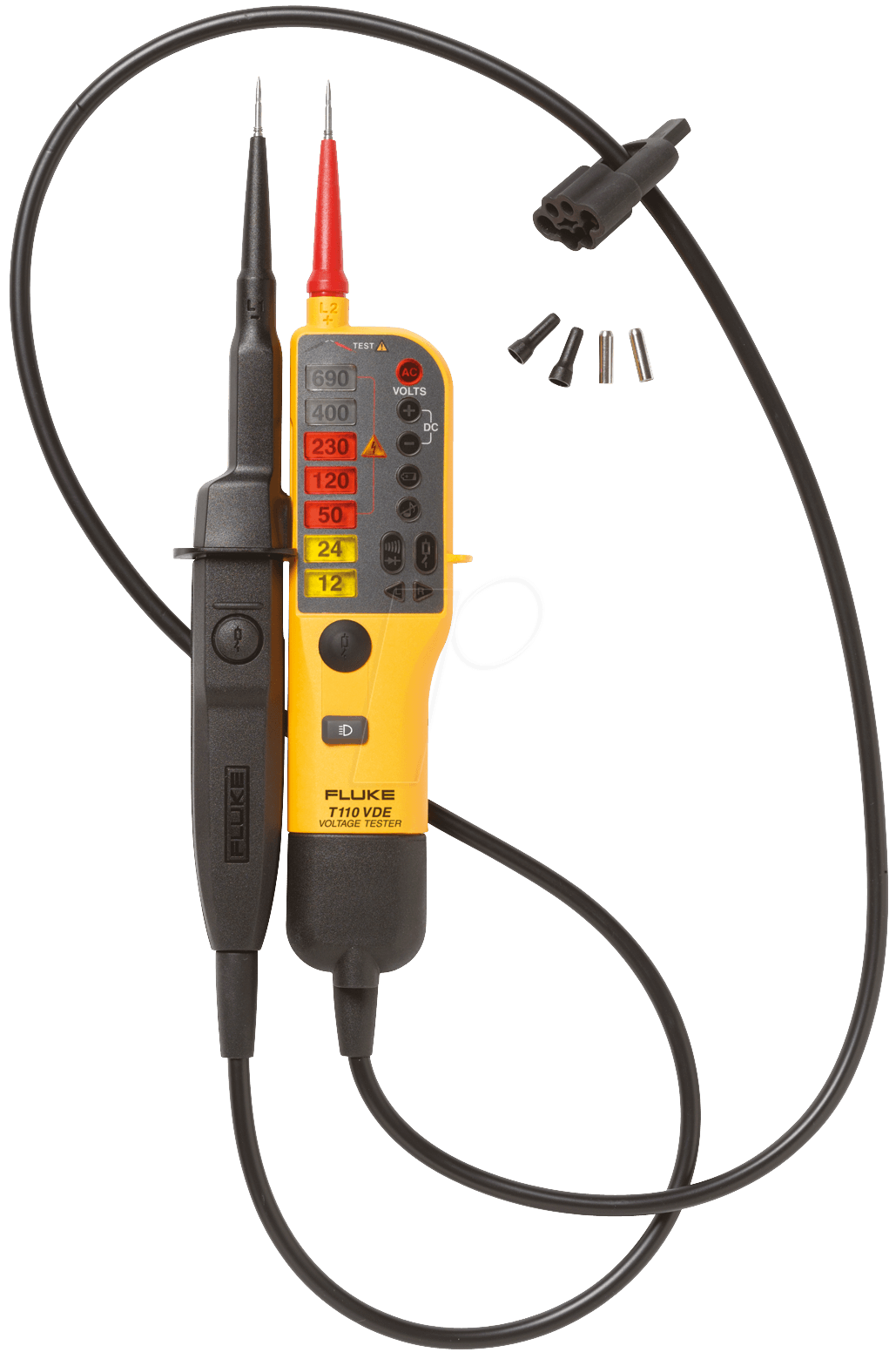 FLUKE T110 VDE - Spannungs- und Durchgangsprüfer T110 VDE, 12 - 690 V AC/DC von Fluke