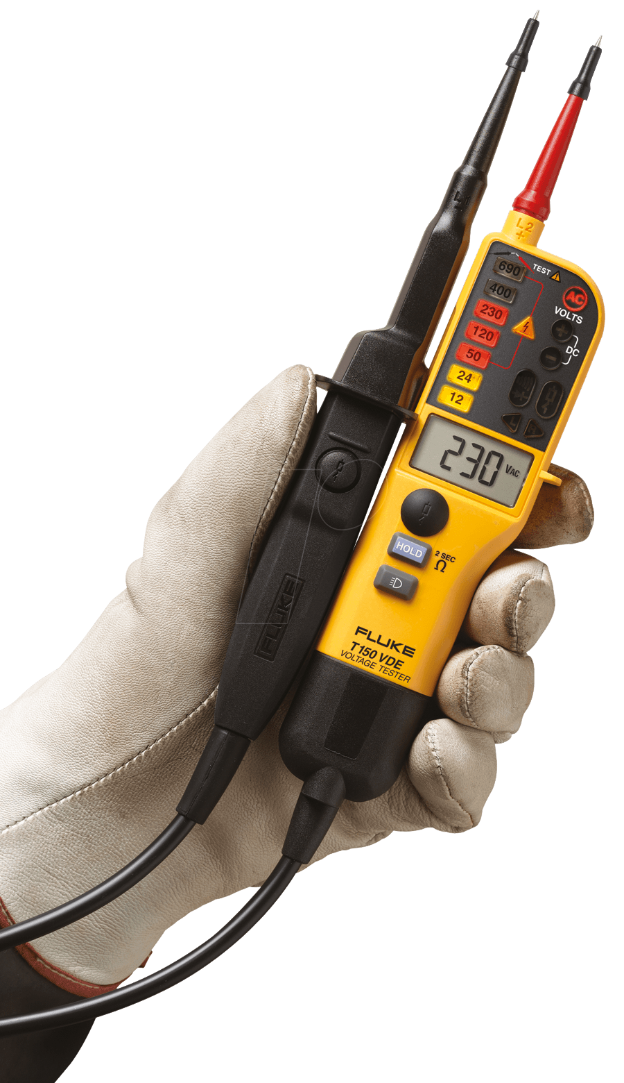 FLUKE T150 VDE - Spannungsprüfer T150 VDE, 6 - 690 V AC/DC von Fluke