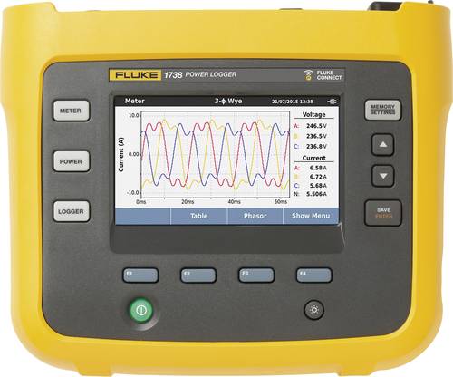 Fluke 1738/B Netz-Analysegerät 3phasig mit Loggerfunktion Fluke 1738/B Netz-Analysegerät 3phasig mit Loggerfunktion von Fluke