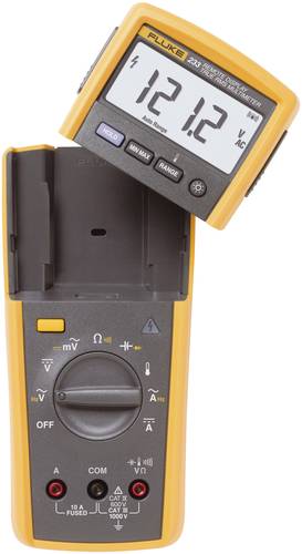 Fluke 233 Hand-Multimeter kalibriert (ISO) digital Funk-Display CAT III 1000 V, CAT IV 600V Anzeige von Fluke