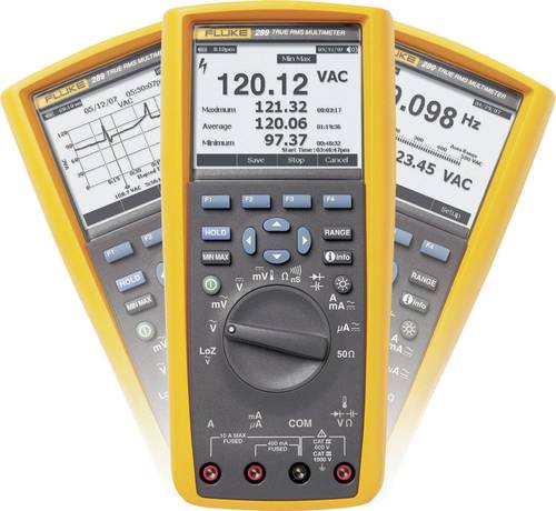 Fluke 289/EUR Hand-Multimeter digital Grafik-Display, Datenlogger CAT III 1000 V, CAT IV 600V Anzeig von Fluke