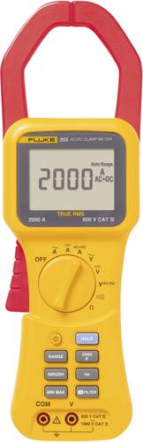 Fluke 355 Stromzange, Hand-Multimeter digital CAT III 1000 V, CAT IV 600V Anzeige (Counts): 4000 von Fluke