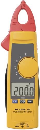 Fluke 365 Stromzange, Hand-Multimeter digital CAT III 600V Anzeige (Counts): 2000 von Fluke