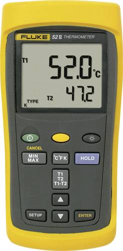 Fluke 52 II Temperatur-Messgerät -250 - +1372°C Fühler-Typ J, K, T, E von Fluke
