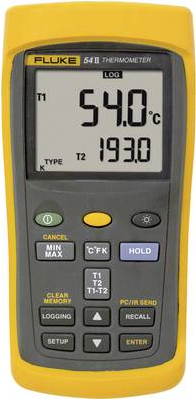 Fluke 54 II B - °C - Schwarz - Gelb - AA - 1000 h - -10 - 50 °C - -40 - 60 °C (3821081) von Fluke